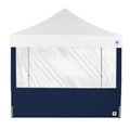 E-Z Up TAA Compliant Panorama Sidewall, 10' W, 10' H, Navy Blue SW3P10FXTNB